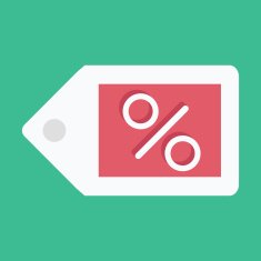 Vector Price Label Percent Tag Icon