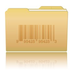 Folder with Bar Code
