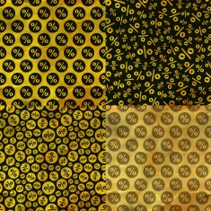 Percents Seamless pattern