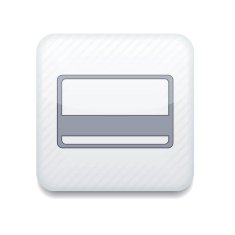 Vector creative white app icon