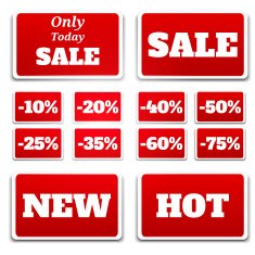 Sale stickers N2