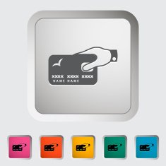 Credit card single icon N9