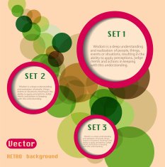 Abstract web design bubble vector N5