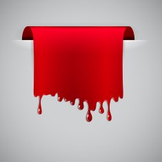 Flow label vector illustration