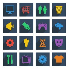 media icons set 2