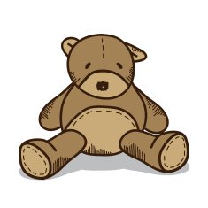 Little brown teddy bear N2