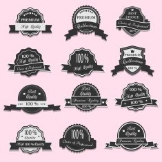 Vintage Quality Labels N3