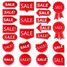 Sale stickers N3