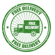 Free Delivery stamp