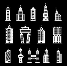 Building set 2 - White series