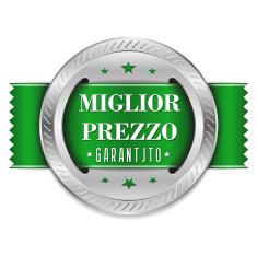 Green best price button with ribbon