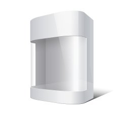White Package Box with a rounded corner