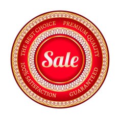 Big red sale label N2
