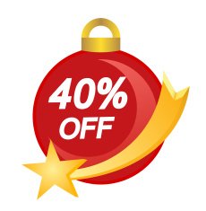 Christmas bubbles 40 sale