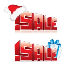 3D Word Sale Vector Image