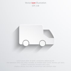 Vector delivery web icon N3