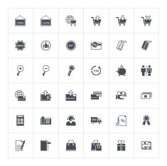 Shopping Icons N319