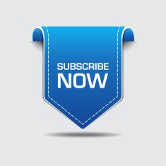 Subscribe Now Label Icon Set N2