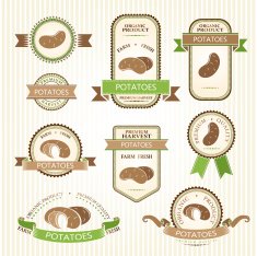 Potatoes labels