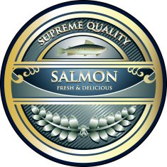 Salmon Quality Product Label
