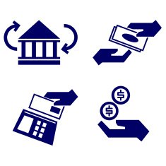 Payment as icons