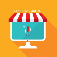 E commerce business concept Online store