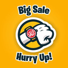 Big Sale Promo badge design