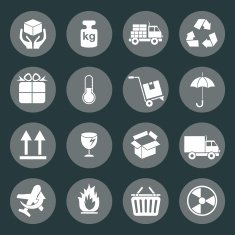 Logistic and packing icon N3