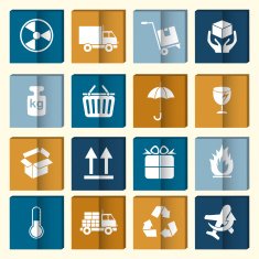 Logistic and packing icon N4