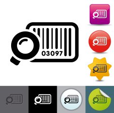 Bar code icon