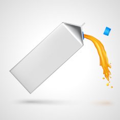 Flowing juice pack