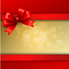 Gift bow Vector illustration