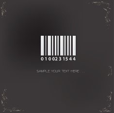 Barcode symbol vector