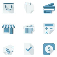 Flat Icons (Shopping)