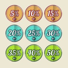 Discount Retro Labels