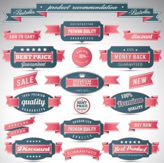 Set of retro product recommendations N9