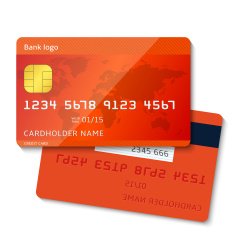 Vector credit card N10