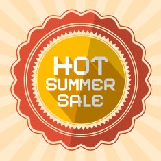 Hot Summer Sale Illustration
