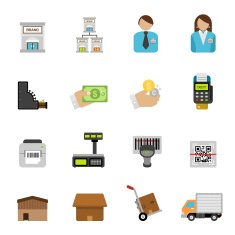Flat Retailing icons N2
