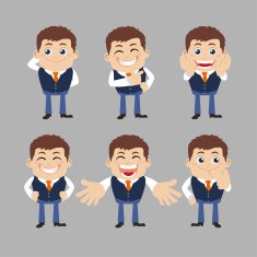 Set of businessman characters N33