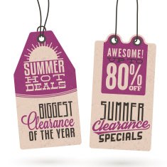 Summer Sales Hang Tags N11