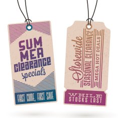 Summer Sales Hang Tags N12