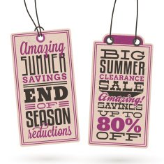 Summer Sales Hang Tags N14