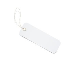 blank price label