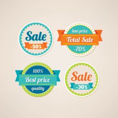 Set of sale labels N8
