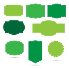 Set of labels templates N7