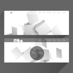 Web header or banner set N16