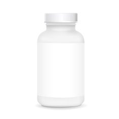 white plastic medical container N4
