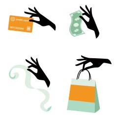 Shopping Icons N345