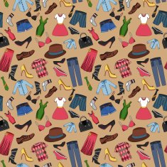 Clothes seamless pattern N2